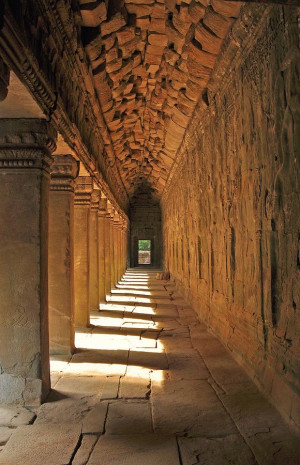 Light at the end of the tunnel - Angkor Wat Temple, Cambodia: Travel ...