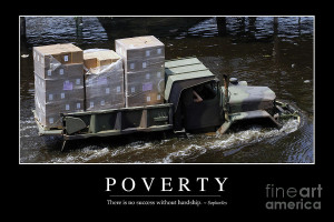 Poverty Inspirational Quote Photograph