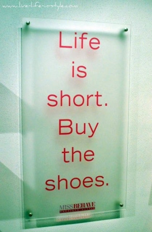 best excuse to buy shoes ever!