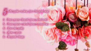 flowers happy quotes pink background 1920x1080 wallpaper