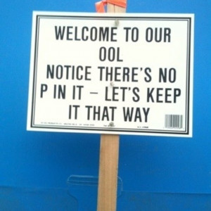 Summer Pool party rules