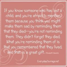 Bereavement Quotes for Loss of Child More