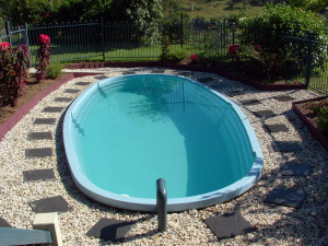 This is unique in the above ground pool market, the pool shell is one ...