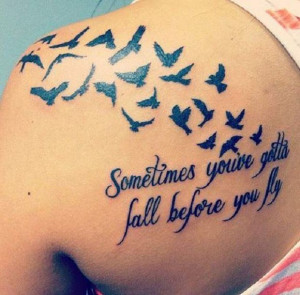 Sometimes you’ve gotta fall before you can fly.