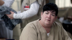 Lea DeLaria is pictured in a scene from “Orange Is the New Black ...