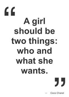 ... quotes a girl should be two things thought inspir word quote art