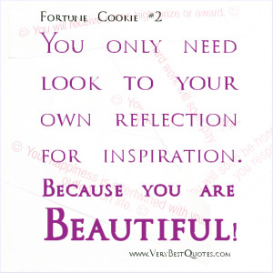 REFLECTION QUOTES, YOU ARE BEAUTIFUL QUOTES