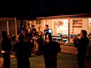 alex singing, drinking & iPad dancing with his colombian mom, fabioloa ...