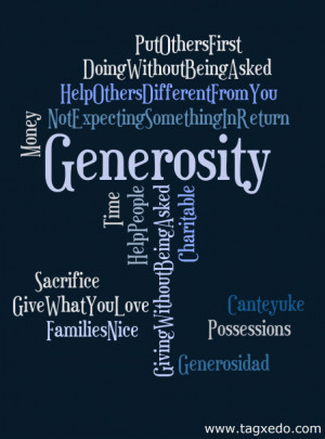 Generosity Quotes