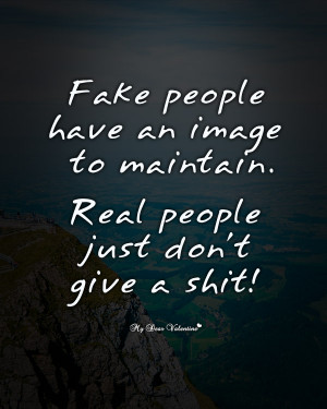 Fake People Quotes Sayings