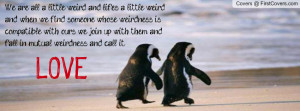 Penguin love Profile Facebook Covers