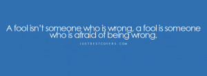 being wrong facebook cover photo