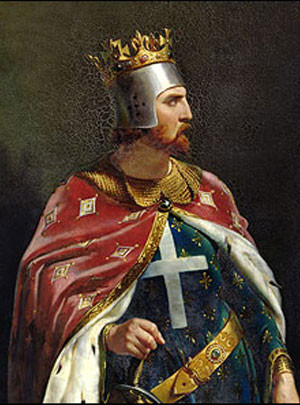 King Richard I by the 19th century painter