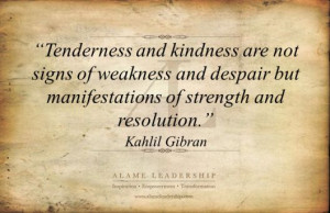 AL Inspiring Quote on Kindness as Strength