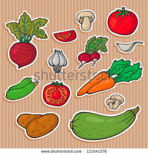 ... vegetable-stickers-fresh-vegetables-easily-editable-vector-vegetable