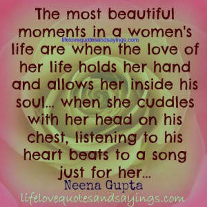 Beautiful Moments In Women’s Life.