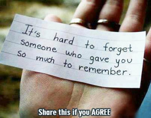 Its Hard To Forget