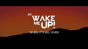 avicii wake me up (song lyrics)