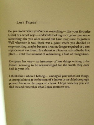 Lost Things by Lang Leav