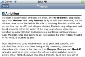 Free play macbeth, which one of aspect