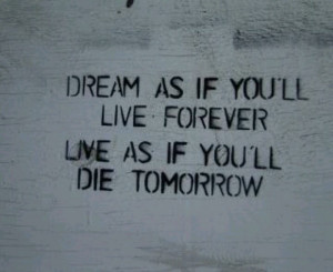 Tomorrow isn't promised