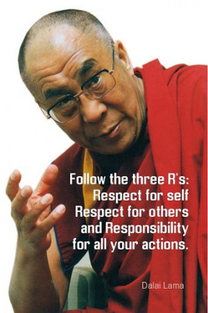 Dalai Lama quote on respect