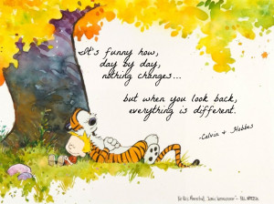 Friendship inspirational deep and nothing Calvin and Hobbes growing up ...