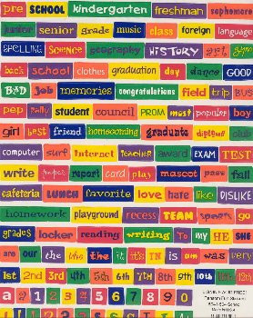 School Sayings Scrapbook Stickers