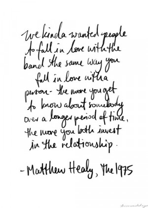 .The 1975 Matt Healy Quotes, Matty Healy Quotes, Matthew Healy Quotes ...