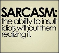 sarcasm use in moderation