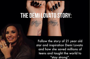 Demi Lovato Quotes About Self Harm Self Harm Demi Lovato Self