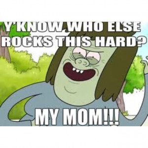... Regularshow, Mi Mom, The Regular Show, Regular Show Memes, Muscle Man