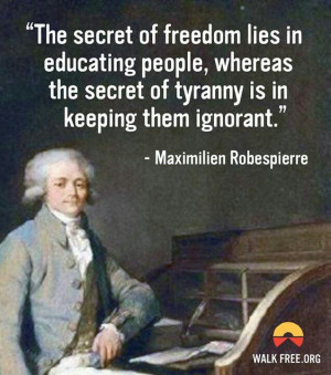 Maximilien robespierre quote