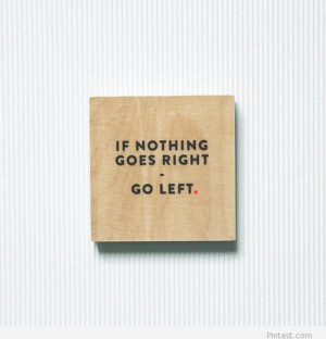 If nothing goes right – quote with image