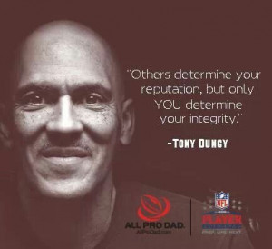 You determine your integrity!