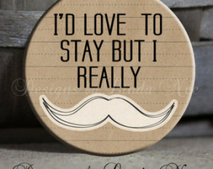 ... Quote on tan lined paper Sarcastic Witty Quotes - Magnet 1.5