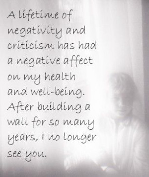 negativity and criticism quote