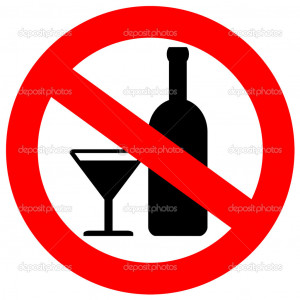 No alcohol sign - Stock Image