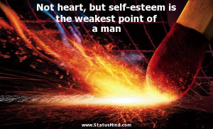 ... the weakest point of a man - Mikhail Lermontov Quotes - StatusMind.com