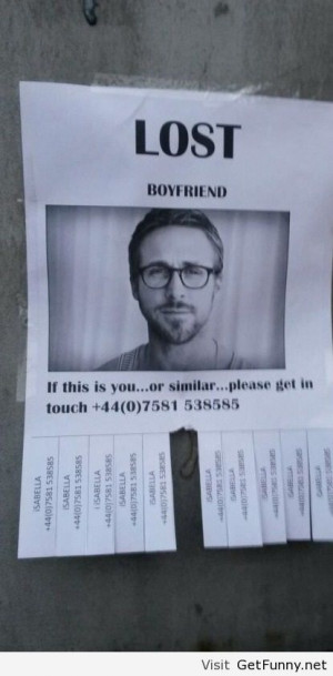 Lost boyfriend - Funny Pictures, Funny Quotes, Funny Memes, Funny Pics ...