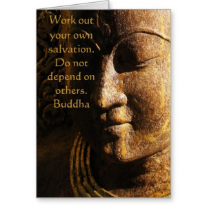 Zen Buddhist inspirational quote Cards