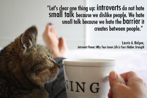 Introverts need solitude in order to recharge.