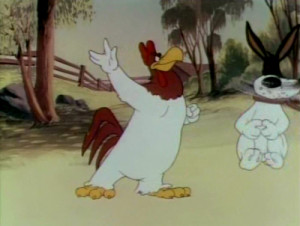 Foghorn Leghorn - McKimson - kicks and smacks dog