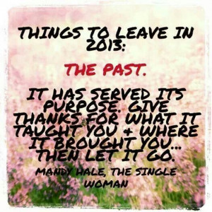 Leave it in past