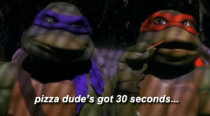 Funny picture #3479 tags: turtles movie waiting pizza pizza dudes got ...