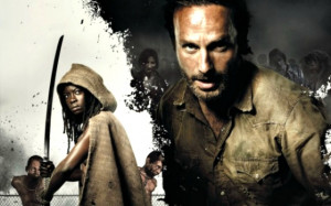 Walking Dead Michonne and Rick
