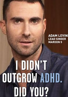 Oh, I love that he is speaking out about his experience with ADHD ...