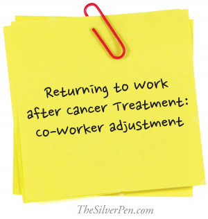 Returning to Work after Cancer Treatment: Co-Worker Adjustment