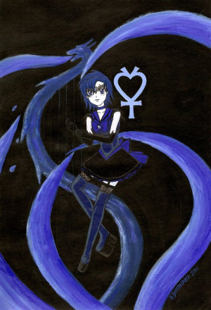 Sailor Mercury Dark Side by MistressOfDecay