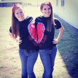 Twin day for spirit week! :)me and my best friend haylie are going too ...